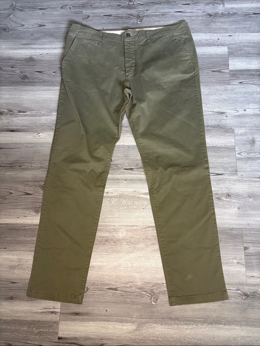 Jack and Jones Slim Fit / Marco Olive Chino Pants - Slim Fit 38x34